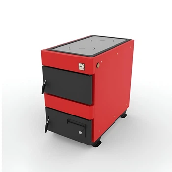 Твердопаливний котел Marten Base MB-17V 17 кВт з ручним завантаженням сталевий