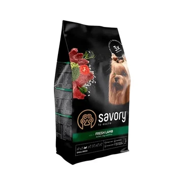 Сухой корм для взрослых собак малых пород Savory Small Breeds rich in Fresh Lamb со свежим мясом ягненка 8 кг (30334)