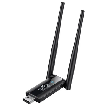 Повторитель адаптер USB WiFi для улучшения качества соединения скорость до 300 Мбит/с 2 антенны (478143-Prob)