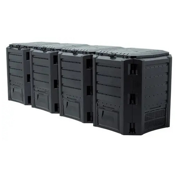 Компостер садовый PROSPERPLAST 4модуля 1600л черный Польша (PIKSM1600C-S411)