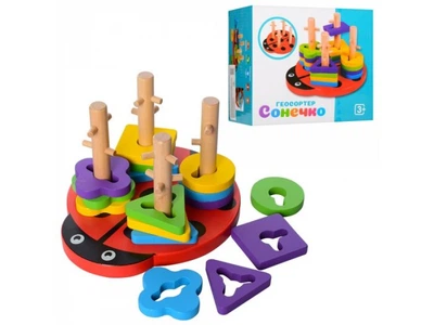 Деревянная игрушка Геометрика, MD 1027
