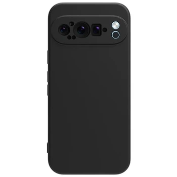Чехол панель Soft-touch Silicone Black Case Full Camera для Google Pixel 9 / 9 Pro Черный