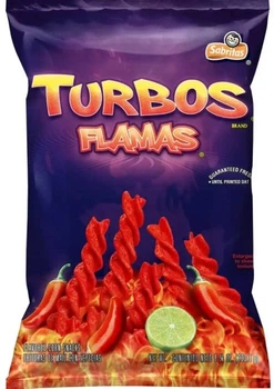 Кукурузные снеки Turbos Flamas Flavored Corn Snacks 233.8г
