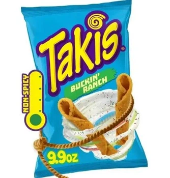 Чипсы Takis Buckin' Ranch Rolled Tortilla Chips 92г