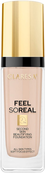 Тональний крем для обличчя Claresa Feel So Real 05 Deep-medium 30 мл (5903819812565)