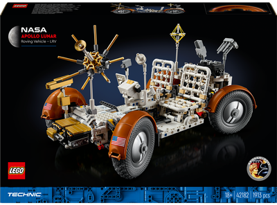 Zestaw klocków LEGO Technic: NASA Apollo — pojazd LRV 1913 elementów (42182)