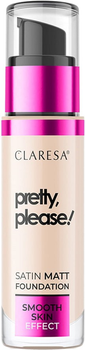 Podkład matujący Claresa Pretty, Please! 02 Light 33 g (5903819812657)