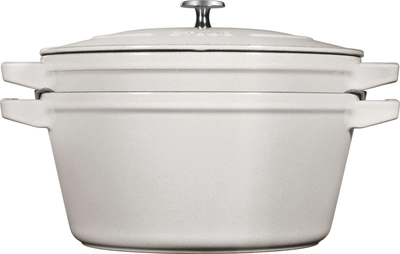 Zestaw naczyń Staub z pokrywką truflowy 24 cm 2 szt (40508-385-0)