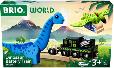 Zestaw do zabawy Ravensburger Brio Dinosaur Pociąg z automatycznym ruchem (7312350360967)