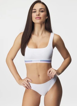 Котоновий топ Puma Luminous Scoop Neck Top 701210988 white M