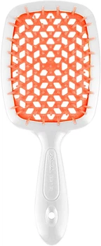 Щетка Superbrush белая с оранжевым Janeke