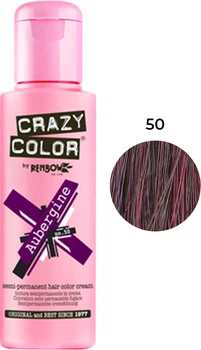 Тинт-краска для волос №50 баклажан Crazy Color, 100 мл