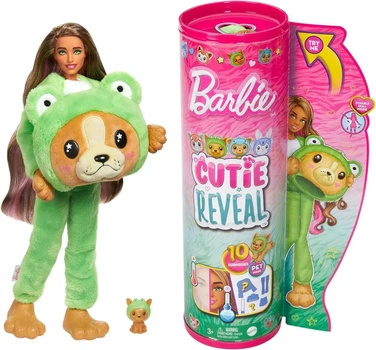 Кукла Barbie в костюме лягушки с щенком (HRK24)