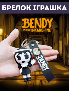 Брелок Бенди и Чернильная Машина Ангел Алиса фигурка Alice Angel Bendy And The Ink Machine детский брелок на рюкзак, ключи 7 см