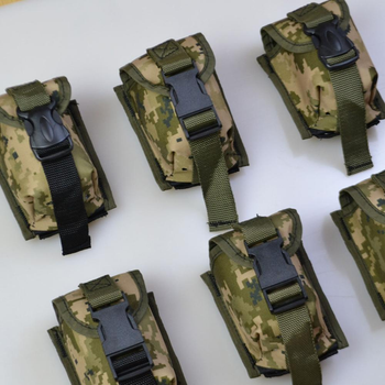 Качественный Подсумок под гранату из кордуры пиксель MOLLE для BO-677 гранаты тактический