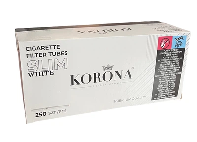 Гільзи для цигарок KORONA SLIM WHITE 250
