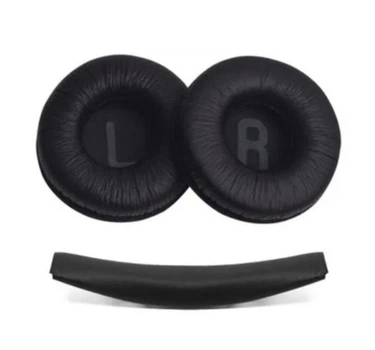 Комплект амбушюр JBL для навушників чорні з накладкою JBL T500BT T450 T450BT T460BT Tune 600 T600BT 70mm