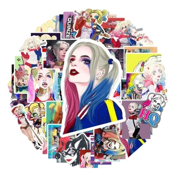 Набор виниловых наклеек стикеров LTC Стикерпак Harley Quinn 52 шт. (ZY0318C)