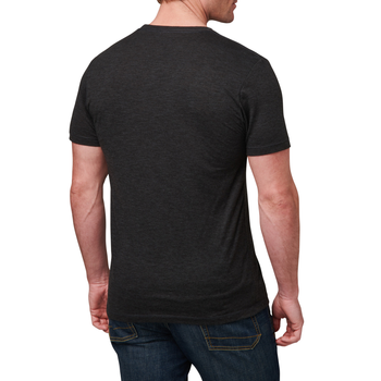 Футболка з малюнком 5.11 Tactical Triblend Legacy Short Sleeve Tee XL Black Heather