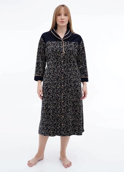 Халат Wild Love 3XL темно-синий 21657