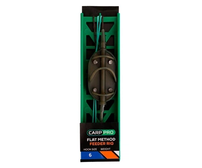 Готове оснащення на лідкорі Carp Pro Flat Method Feeder №6 80г