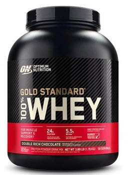 Протеїн Optimum Nutrition Gold Standard 100% Whey, подвійний шоколад, 2.27 kg (71-73 порція)