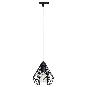 Светильник подвесной трековый Атмолайт Тrack Bevel TP165-1000 Black черный