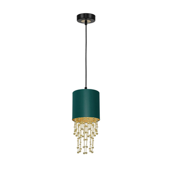 Люстра Milagro MLP-6449 Almeria green/gold 1*E27 60w