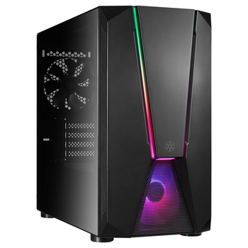 Корпус SilverStone Fara FAV1MB-PRO, без БЖ, 2xUSB3.0, 2xUSB2.0, 1x120мм ARGB, VGA 379 мм, LCS ready,