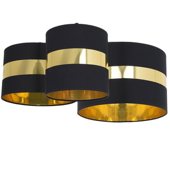 Люстра Milagro MLP-63200 Palmira black/gold 3*E27 60w