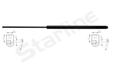 Амортизатор багажника STARLINE S 14.12.800