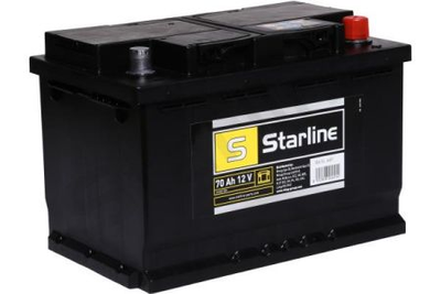 Аккумулятор STARLINE, R"+" 70Ah, En640 (278 x 175 x 190) правый "+",B13 производство ЧЕХИЯ STARLINE S BA SL 66P