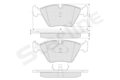 Колодки гальмові дискові STARLINE S BD S091