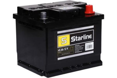 Аккумулятор STARLINE, R"+" 45Ah, En400 (207 x 175 x 190) правый "+",B13 производство ЧЕХИЯ STARLINE S BA SL 44P