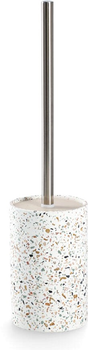 Szczotka do WC Zeller Terrazzo z cementowym pojemnikiem 10.3 cm (4003368189536)