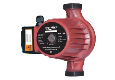 Насос циркуляционный AQUATICA 0,5 кВт H 12м Q 190 л/мин (774163)
