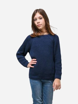 Детский свитер для девочки ARTKNIT Mari 27429 116-122 см Индиго (4823093442689)