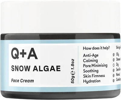 Крем для лица со снежной водорослью Snow Algae Intensive Face Cream Q+A, 50гр