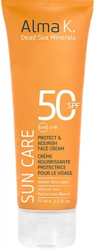 Крем солнцезащитный увлажняющий для лица SPF50 Alma K, 75 мл
