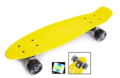 Пенні борд дитячий Penny Bord жовтий сяючи колеса SD-945855759-2