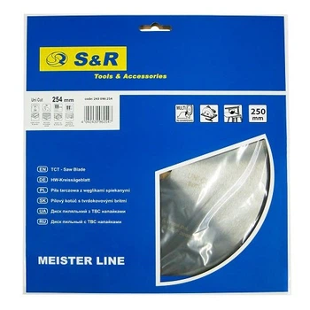 Диск пильный S&R Meister UniCut 254x30х3,2 мм (243096254)