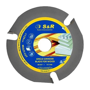 Диск пильный S&R MULTI CUT 125х22,2х3,8 мм (243003125)