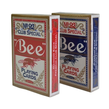 Игральные Карты Bee std index red/blue