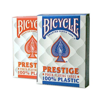 Пластикові Гральні Карти Bicycle Prestige Playing Cards 100% red/blue