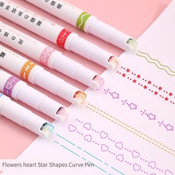 Набор маркеров Kawaii Flowers с роликовым наконечником для письма и рисования