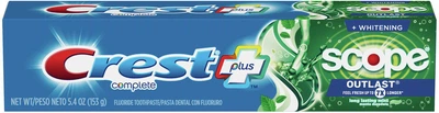 Зубна паста Crest Complete Plus Whitening Scope Outlast 153 г (037000907855)