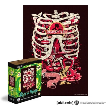 Деревянный пазл-лабиринт Woods Story Rick & Morty™ Anatomy Park XL