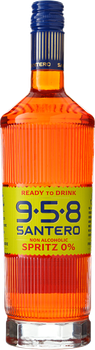 Коктейль ігристий винний Santero Spritz Ready To Drink Non-Acoholic 958 безалкогольний 0.75 л 0% (8004385039848)