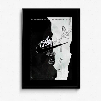 Постер в рамке Stussy х Nike А4