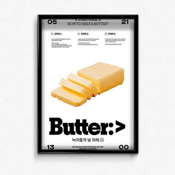 Постер в рамці butter A4